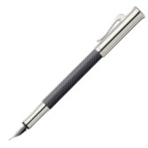 Graf von Faber-Castell Guilloche Fountain Pen - Ciselé Black