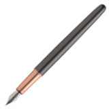 Hugo Boss Ribbon Fountain Pen - Matte Gun