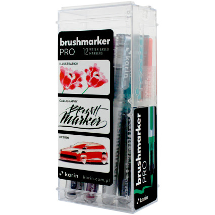 Karin Brushmarker PRO Set - Basic Colours (Pack of 12)