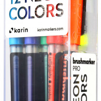 Karin Brushmarker PRO Set - Neon Colours (Pack of 12)