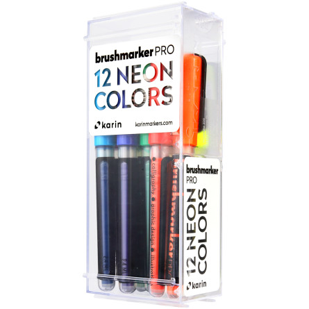 Karin Brushmarker PRO Set - Neon Colours (Pack of 12)