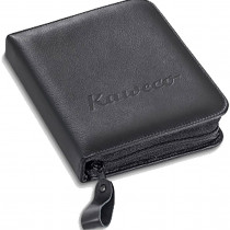 Kaweco A5 Leather Pen Case for Twenty Pens - Black
