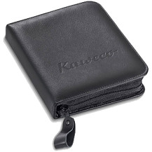 Kaweco A5 Leather Pen Case for Twenty Pens - Black