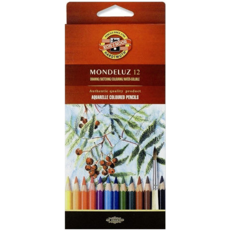 Koh-I-Noor 3716 Aquarell Coloured Pencils - Assorted Fruit Colours (Pack of 12)