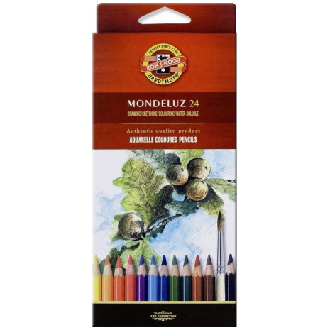 Koh-I-Noor 3718 Aquarell Coloured Pencils - Assorted Fruit Colours (Pack of 24)