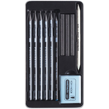 Koh-I-Noor 8894 Woodless Sketching Set - Assorted Gift Tin