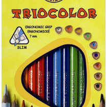 Koh-I-Noor 3134 Triangular Coloured Pencils - Assorted Colours (Pack of 24)