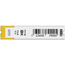 Koh-I-Noor 4132 Fine Graphite Leads - 0.3mm x 60mm - HB (Tube of 12)