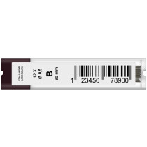 Koh-I-Noor 4152 Fine Graphite Leads - 0.5mm x 60mm (Tube of 12)