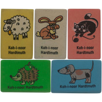 Koh-I-Noor 6875 Office Eraser - Random Animal Print