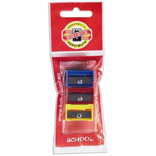 Koh-I-Noor Sharpener - Plastic Set of 3