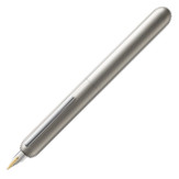 Lamy Dialog Fountain Pen - Palladium with Solid 14K Gold Nib