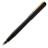 Lamy Imporium Fountain Pen - Matte Black Gold Trim