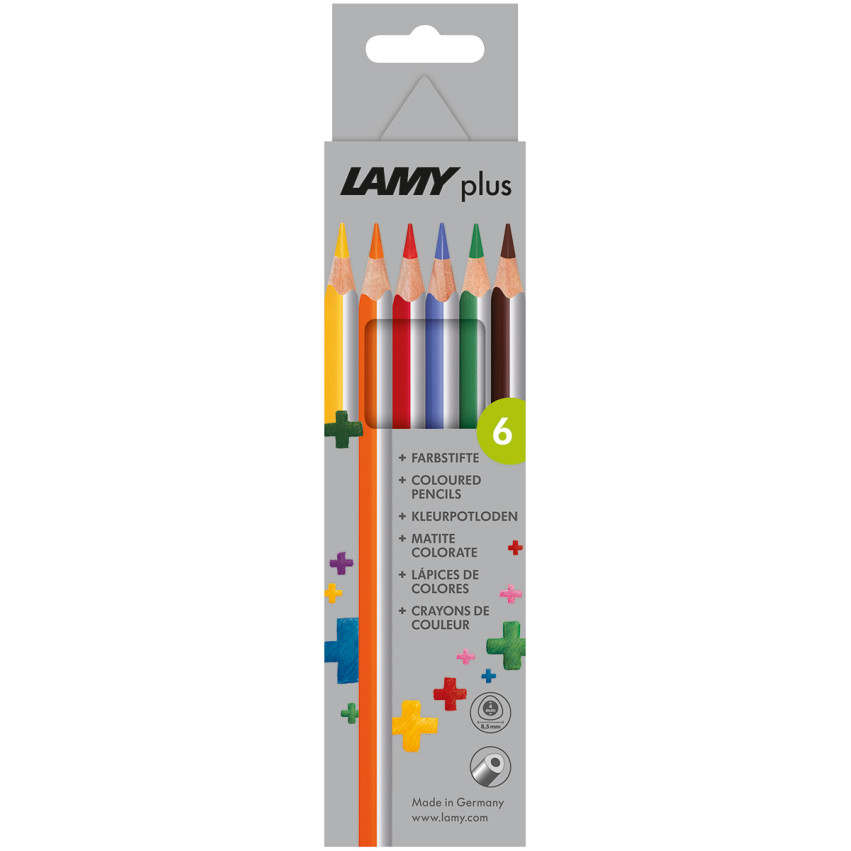 Lamy Plus Colouring Pencils - Assorted Colours (Pack of 6)