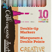 Manuscript Callicreative Duotip Markers - Assorted Colours (Pack of 10)