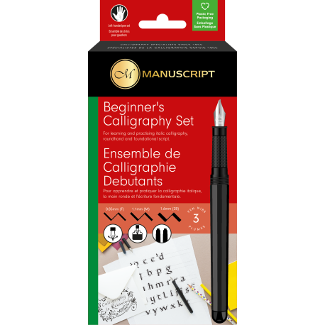 Manuscript Beginner's Calligraphy Set - Left Handed