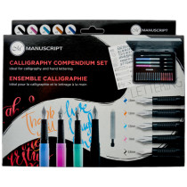 Manuscript Calligraphy Compendium - 30 Piece Handwriting Set