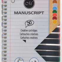 Manuscript Ink Cartridges - Creative Colours (Pack of 30)