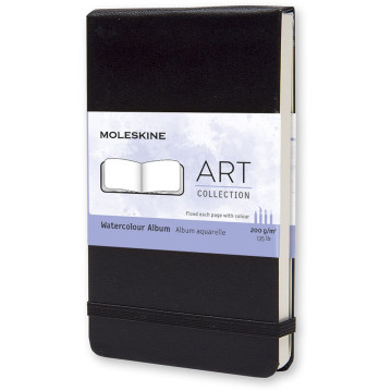 Moleskine Art Pocket Watercolour Album - Black