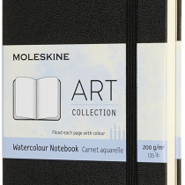Moleskine Art Pocket Watercolour Notebook - Black