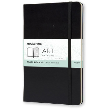 Moleskine Art Music Large Notebook - Black