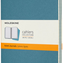 Moleskine Cahier Large Journal - Ruled - Set of 3 - Assorted