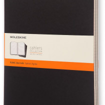 Moleskine Cahier Extra Extra Large Journal - Ruled - Set of 3 - Assorted