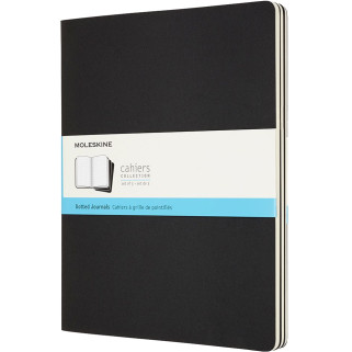 Moleskine Cahier Extra Extra Large Journal - Dotted - Set of 3 - Assorted