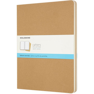 Moleskine Cahier Extra Large Journal - Dotted - Set of 3 - Assorted