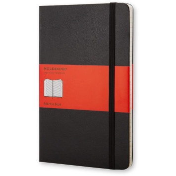 Moleskine Classic Hardback Pocket Address Book - Black