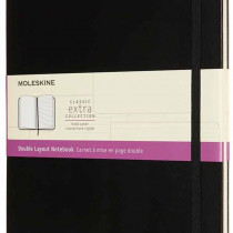 Moleskine Classic Extra Hardback Extra Large Notebook - Black