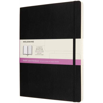 Moleskine Classic Extra Soft Cover Extra Large Notebook - Black