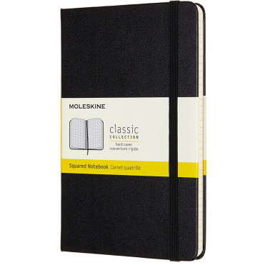 Moleskine Classic Hardback Medium Notebook - Squared - Assorted