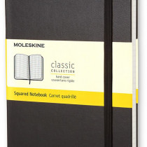 Moleskine Classic Hardback Large Notebook - Squared - Assorted