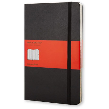 Moleskine Classic Hardback Large Address Book - Black