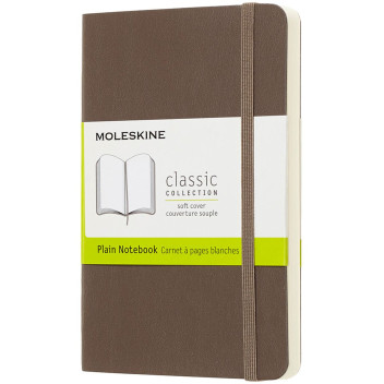 Moleskine Classic Soft Cover Pocket Notebook - Plain - Assorted