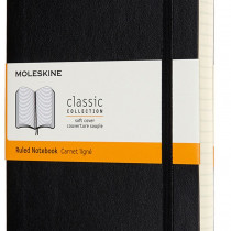 Moleskine Classic Soft Cover Large Expanded Notebook - Ruled - Assorted