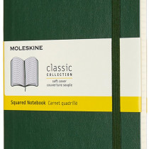 Moleskine Classic Soft Cover Large Notebook - Squared - Assorted