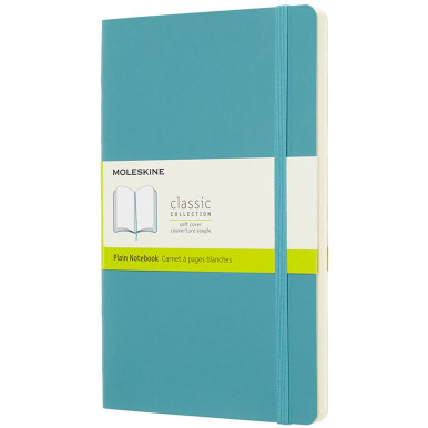 Moleskine Classic Soft Cover Large Notebook - Plain - Assorted