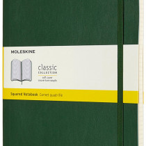 Moleskine Classic Soft Cover Extra Large Notebook - Squared - Assorted