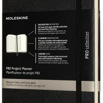 Moleskine Pro Hardback Large Project Planner - Black
