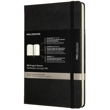 Moleskine Pro Hardback Large Project Planner - Black