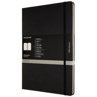 Moleskine Pro Hardback A4 Notebook - Black