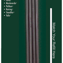 Monteverde Mini D-1 Soft Refill Superbroad Tip (Blister of 4)