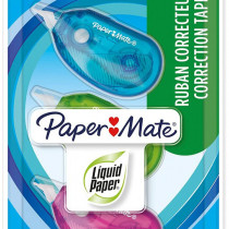 Papermate Mini Dryline Grip Liquid Correction Tape (Pack of 3)