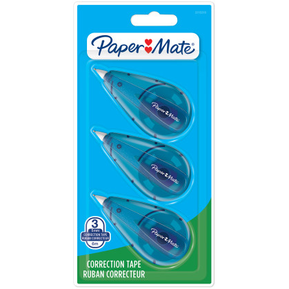 Papermate Mini Correction fluid tape (Blister of 3)