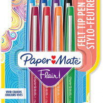 Papermate Flair Original Fibre Tip Pen - Medium - Red