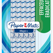 Papermate Magic + Erasable Fineliner Pen - Medium - Blue (Blister of 10)