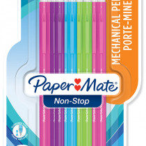 Papermate Sharpwriter Mechanical Pencil - 0.7mm - Assorted Neon Colours (Blister of 10)