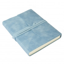 Papuro Amalfi Leather Journal - Blue - Medium